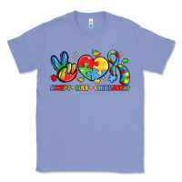 Colony Blue accept love understand Classic Tee - LillyAllenDesigns
