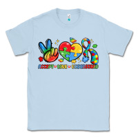 Dusty Blue accept love understand Classic Tee - LillyAllenDesigns