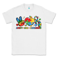 White accept love understand Classic Tee - LillyAllenDesigns
