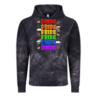 Cloud Black rainbow pride celebration Vintage Hoodie - LillyAllenDesigns