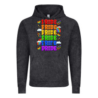 Vintage Black rainbow pride celebration Vintage Hoodie - LillyAllenDesigns