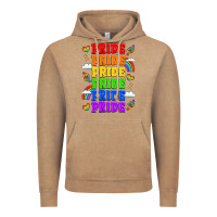 Vintage Coffee rainbow pride celebration Vintage Hoodie - LillyAllenDesigns