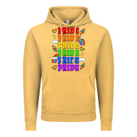 Vintage Mustard rainbow pride celebration Vintage Hoodie - LillyAllenDesigns