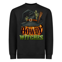 Black Howdy witches Heavyweight Sweatshirt - NancyCooperArtShop