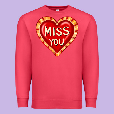 Valentine's Day Hearts 6 Premium Sweatshirt Designed By Fadigitalartstudio