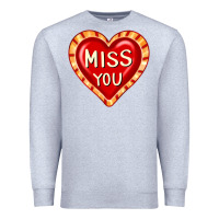 Heather Grey valentine's day hearts 6 Premium Sweatshirt - FaDigitalArtStudio