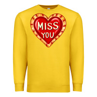 Lemon valentine's day hearts 6 Premium Sweatshirt - FaDigitalArtStudio