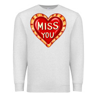 Oatmeal Heather valentine's day hearts 6 Premium Sweatshirt - FaDigitalArtStudio