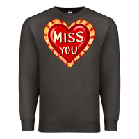 Smoke valentine's day hearts 6 Premium Sweatshirt - FaDigitalArtStudio