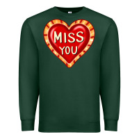 Sports Green valentine's day hearts 6 Premium Sweatshirt - FaDigitalArtStudio