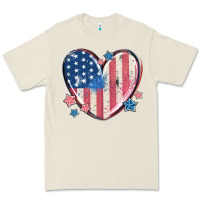 Usa Heart Premium Tee | Teevron
