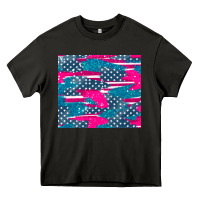 Asphalt usa flag Heavy Core Tee - AdoDesignShop