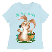 Baby Blue Babies First Easter Boys Ladies Tee - Jasminsmagicworld