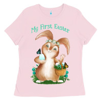 Bubblegum Pink Babies First Easter Boys Ladies Tee - Jasminsmagicworld