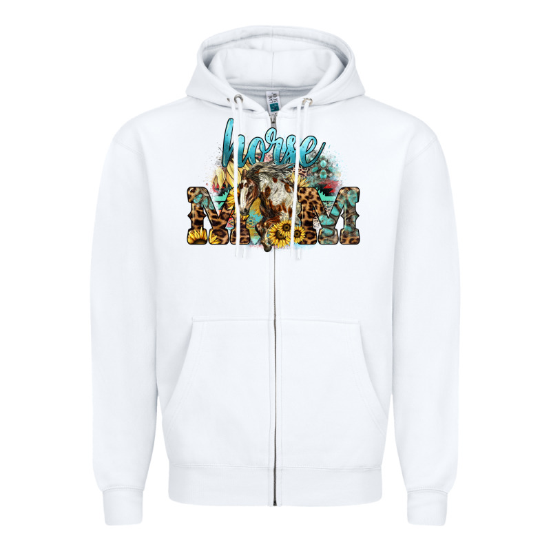 Horse Mom Mother's Day Zipper Hoodie by HowdyJamesFarm | Teevron