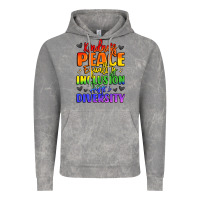 Cloud Rock inspirational words in rainbow colors Vintage Hoodie - LillyAllenDesigns