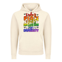 Vintage Artic inspirational words in rainbow colors Vintage Hoodie - LillyAllenDesigns