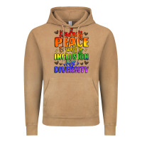 Inspirational Words In Rainbow Colors Vintage Hoodie | Teevron
