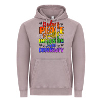 Vintage Zinc inspirational words in rainbow colors Vintage Hoodie - LillyAllenDesigns