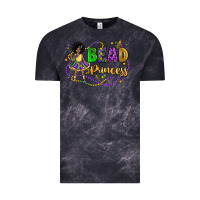 Cloud Black bead princess mardi gras Vintage Tee - LillyAllenDesigns