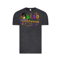 Vintage Black bead princess mardi gras Vintage Tee - LillyAllenDesigns