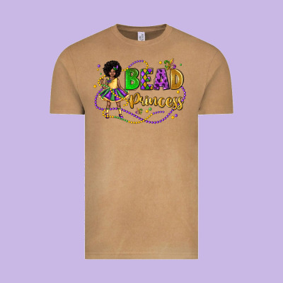 Bead Princess Mardi Gras Vintage Tee Designed By Lillyallendesigns