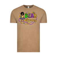 Vintage Coffee bead princess mardi gras Vintage Tee - LillyAllenDesigns