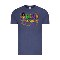 Vintage Denim bead princess mardi gras Vintage Tee - LillyAllenDesigns