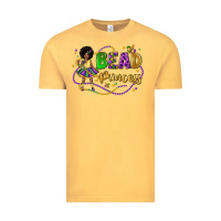 Vintage Mustard bead princess mardi gras Vintage Tee - LillyAllenDesigns