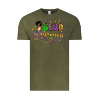 Vintage Olive bead princess mardi gras Vintage Tee - LillyAllenDesigns