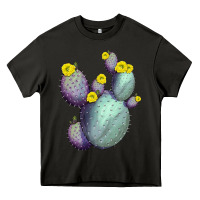 Asphalt Opunthia Santa Rita Cacti Heavy Core Tee - LillyAllenDesigns