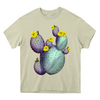 Mossy Opunthia Santa Rita Cacti Heavy Core Tee - LillyAllenDesigns