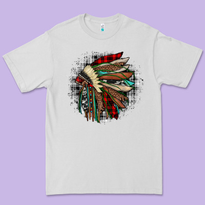 Indian Headdress Premium Tee Designed By Jahusdesignshop
