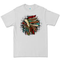 Dove Grey indian headdress Premium Tee - JahusDesignShop