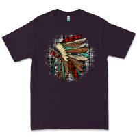 Plum indian headdress Premium Tee - JahusDesignShop