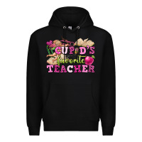 Black cupid's favorite teacher Premium Hoodie - OliviaCreatesArt