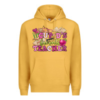 Mustard cupid's favorite teacher Premium Hoodie - OliviaCreatesArt
