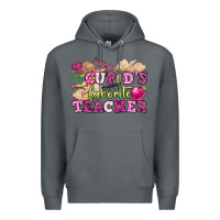 Rock cupid's favorite teacher Premium Hoodie - OliviaCreatesArt
