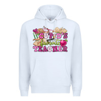 White cupid's favorite teacher Premium Hoodie - OliviaCreatesArt