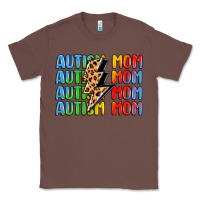 Chestnut autism mom lightning bolt Classic Tee - LillyAllenDesigns