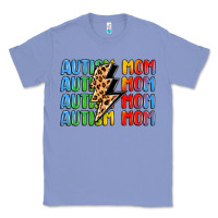 Colony Blue autism mom lightning bolt Classic Tee - LillyAllenDesigns