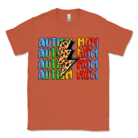 Copper autism mom lightning bolt Classic Tee - LillyAllenDesigns