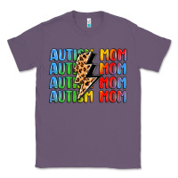 Lavender autism mom lightning bolt Classic Tee - LillyAllenDesigns