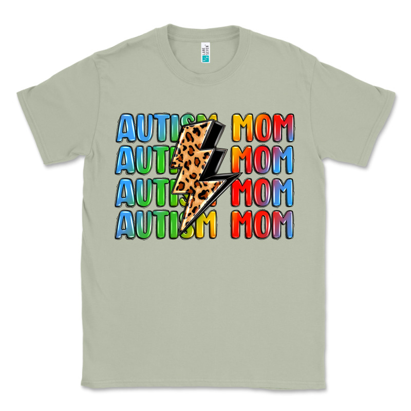 Autism Mom Lightning Bolt Classic Tee by LillyAllenDesigns | Teevron