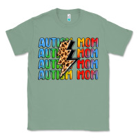Sage autism mom lightning bolt Classic Tee - LillyAllenDesigns