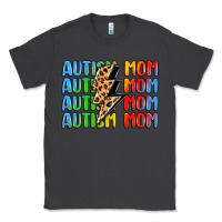 Smoke autism mom lightning bolt Classic Tee - LillyAllenDesigns