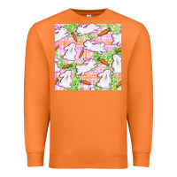 Carrot Easter Bunnies With Carrots Seamless Pattern Premium Sweatshirt - BundleAndBundleShop