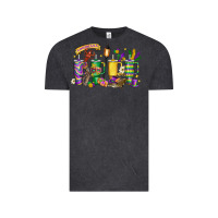 Vintage Black obsessive cup disorder mardi gras Vintage Tee - LillyAllenDesigns