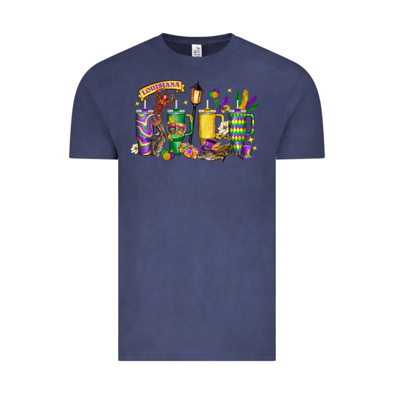 Obsessive Cup Disorder Mardi Gras Vintage Tee by LillyAllenDesigns | Teevron