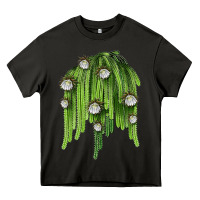 Asphalt Selenicereus Cactus Heavy Core Tee - LillyAllenDesigns